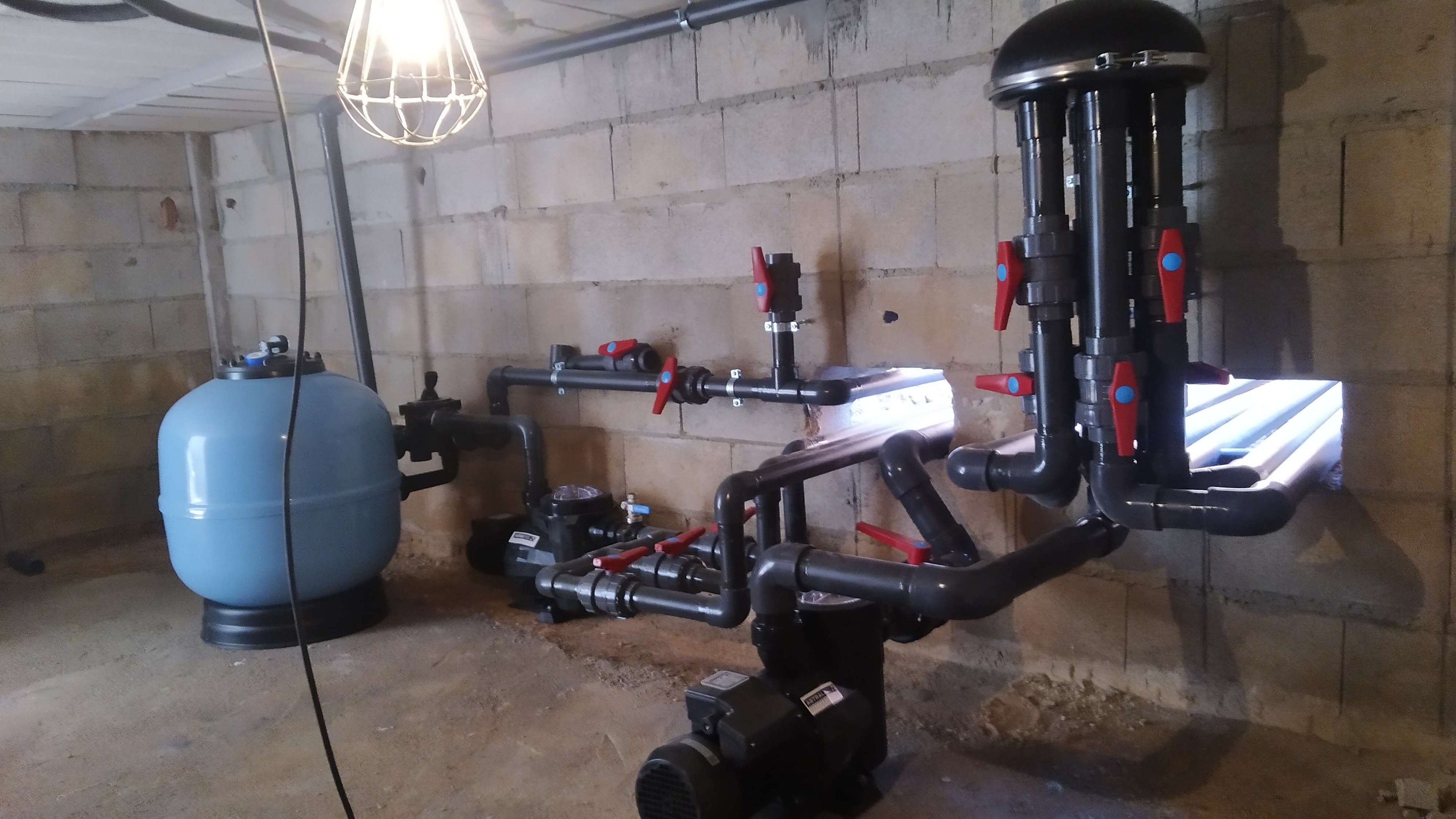 Instalación de filtración